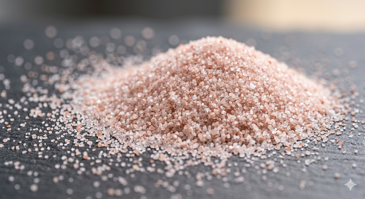 Fine Grain Salt Macro View