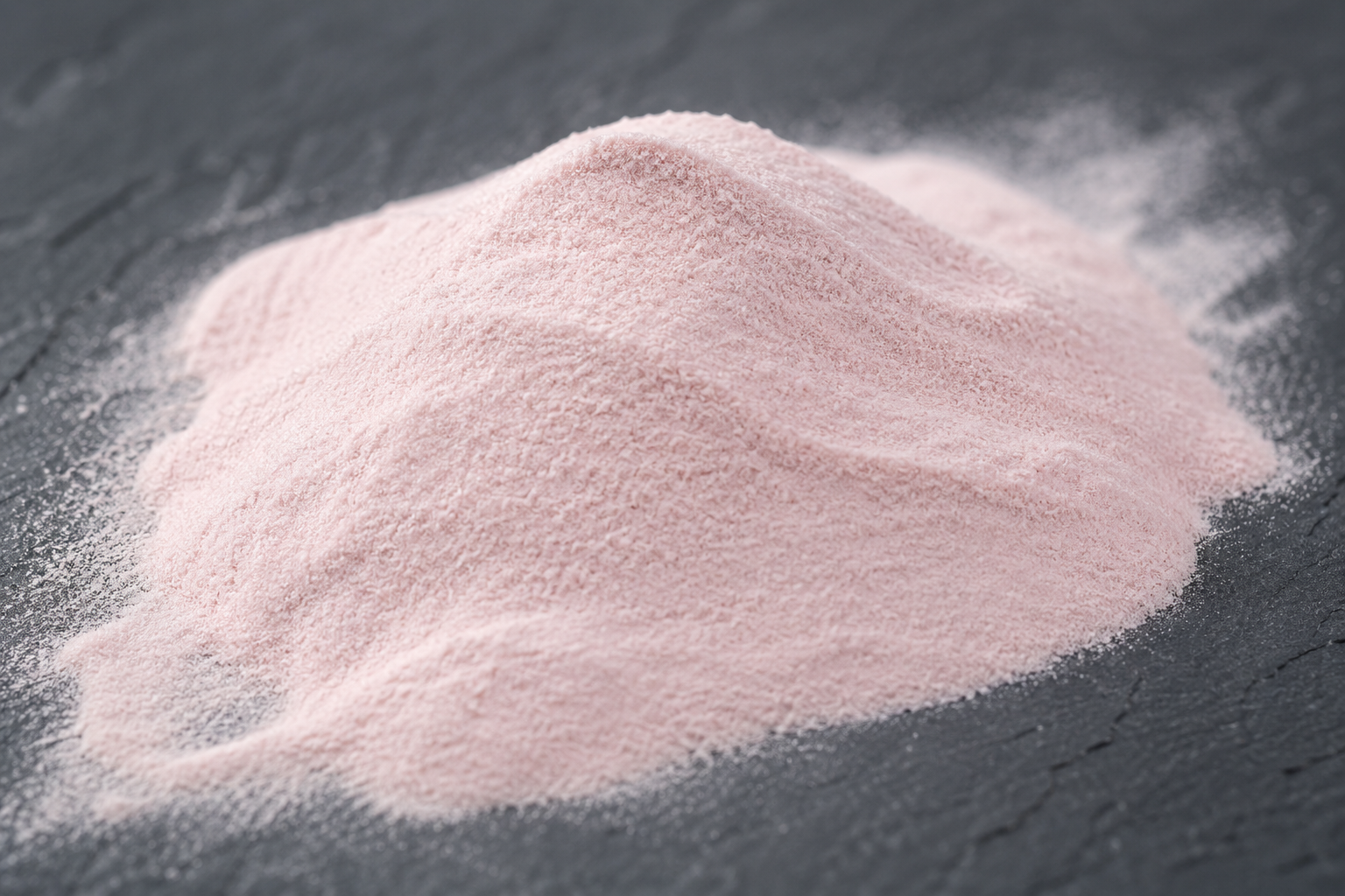 Fine Powder Salt Macro View